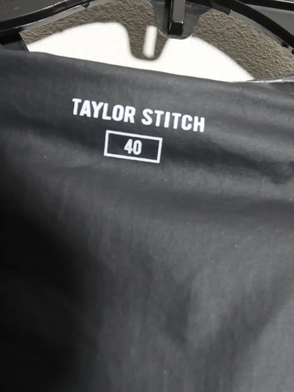 Taylor Stitch The Powder Jacket Anorak Half Zip Black Hooded Nylon Sz 40 Medium